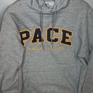 Gray PACE University Hoodie Champion